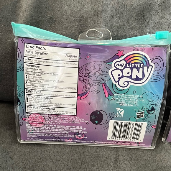 My Little Pony Hand Sanitizer Set New - Picture 2 of 2